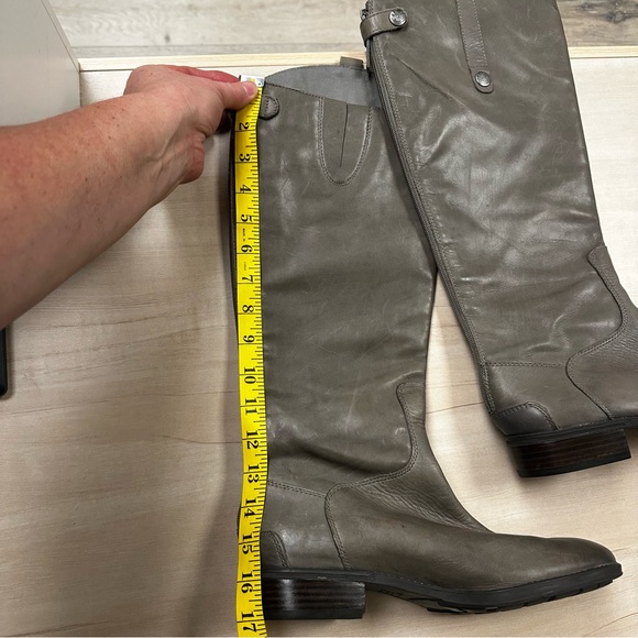 Sam Edelman gray leather penny boots - Picture 12 of 12